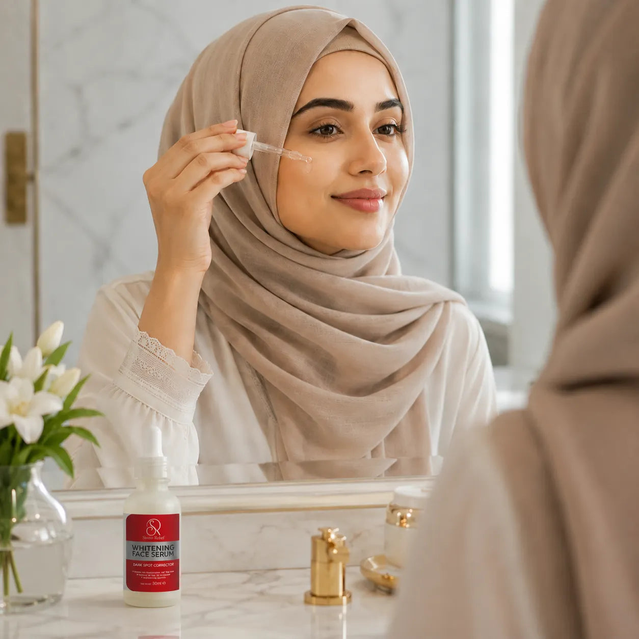 Stress Relief Whitening Face Serum